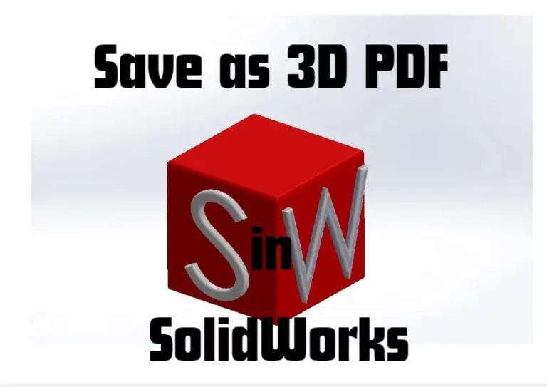 3D PDF SOLIDWORKS